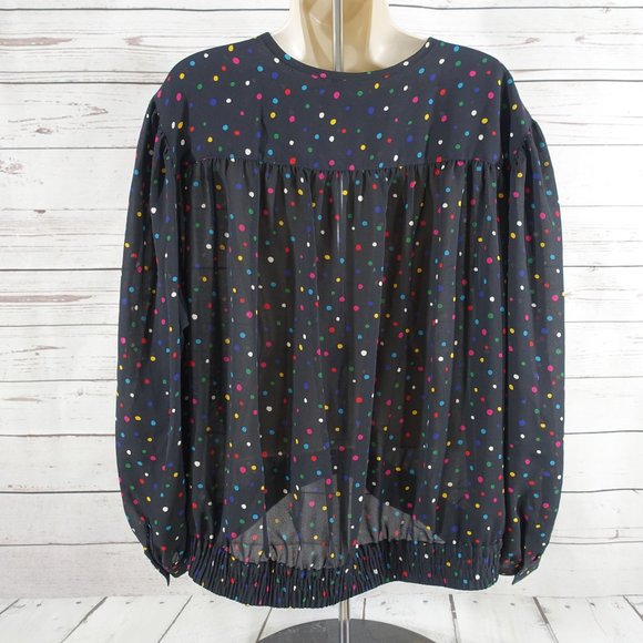 Collection By Josephine Vintage Black Blouse - Picture 7 of 8